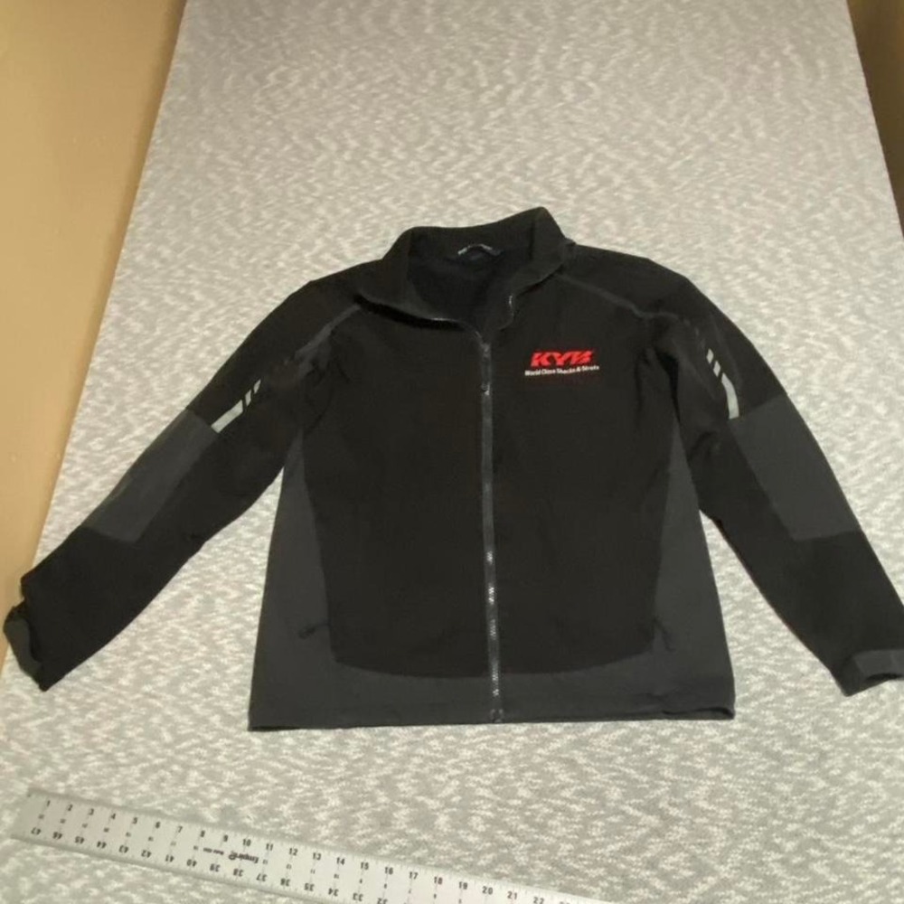 Port Authority black KYB world Class soft shell jacket zip up Size M. SKU-A368